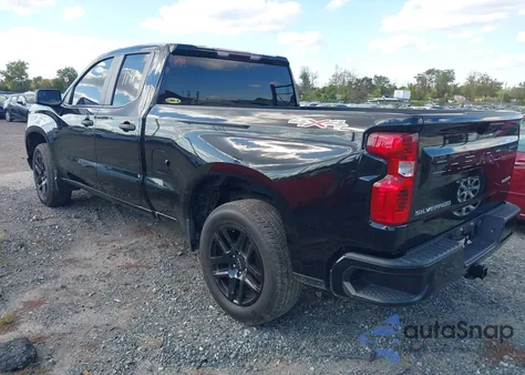 2022 Chevrolet Silverado 1500 4Wd Standard Bed Custom from USA, damaged, VIN 1GCRDBEK0NZ591497